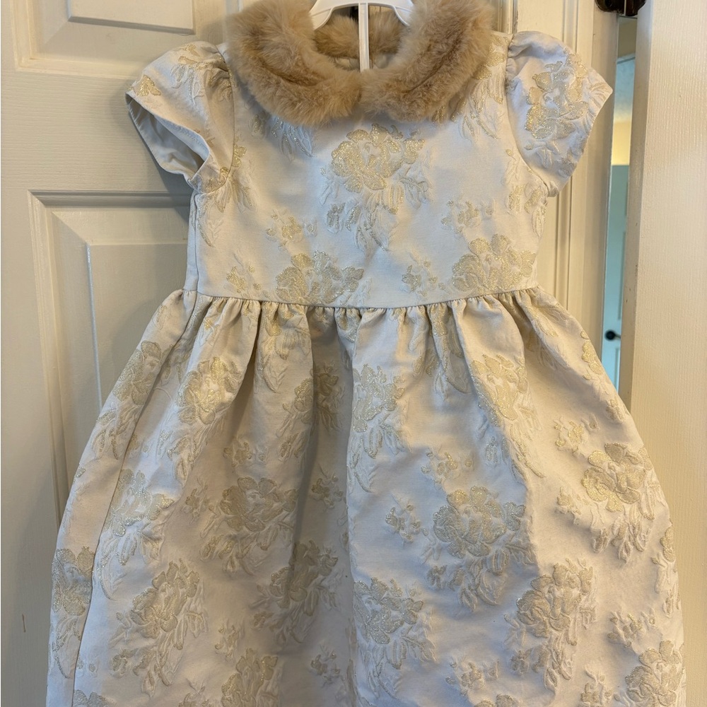 Janie and Jack Elegant Cream Dress
